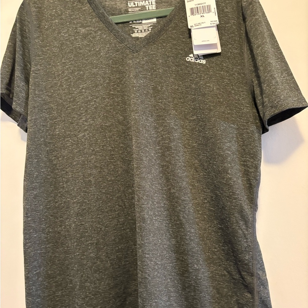 Adidas Women’s Charcoal V-Neck UltimatevTee